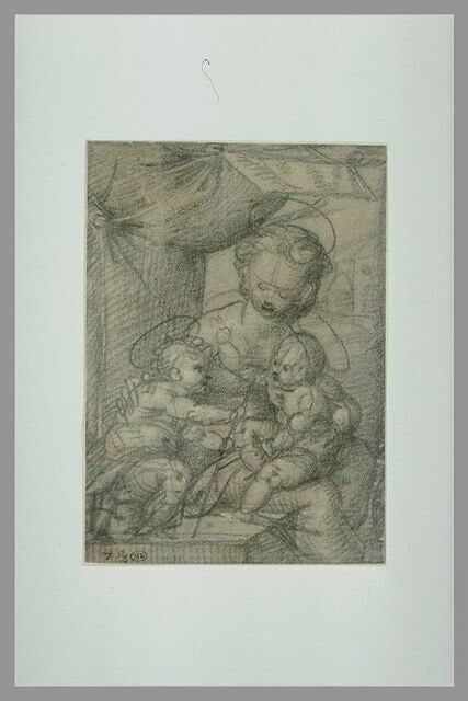 Vierge à l'Enfant et le petit saint Jean