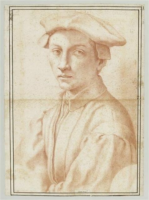 Buste de jeune homme vu de face