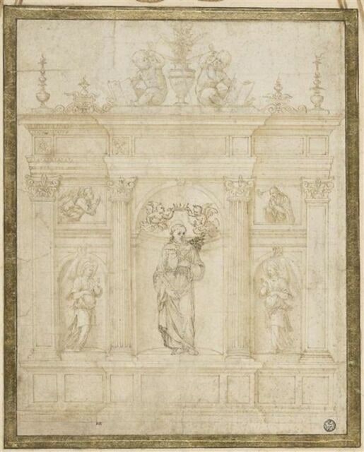 Projet d'autel pour l'église Santo Spirito, à Florence