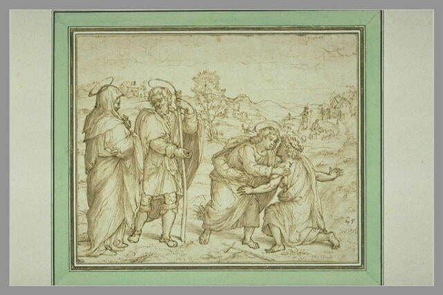 La Rencontre du Christ avec saint Jean-Baptiste