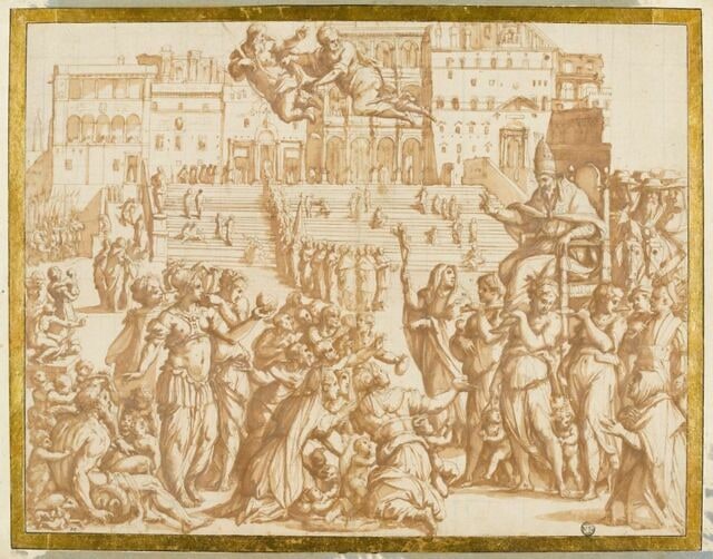 Entrée à Rome du Pape Grégoire XI