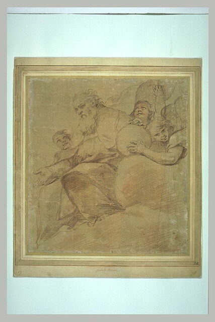 Dieu le Père entouré d'anges