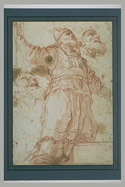 Zacharie à genoux, et reprises de sa tête