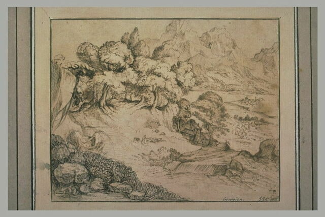 Paysage montagneux et boisé