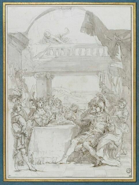 Le repas d'Antoine et de Cléopâtre