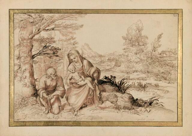 Le repos de la Sainte Famille