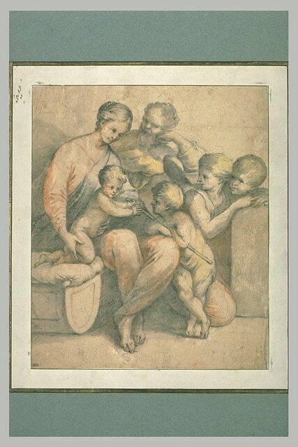 La Sainte Famille et le petit saint Jean