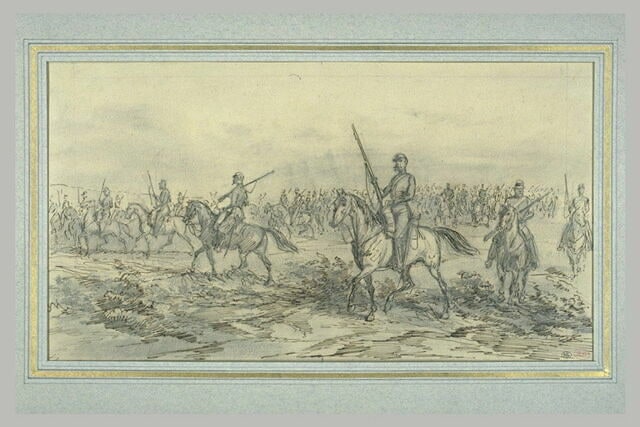 La reconnaissance faite par le général Morris, lors du siège de Rome