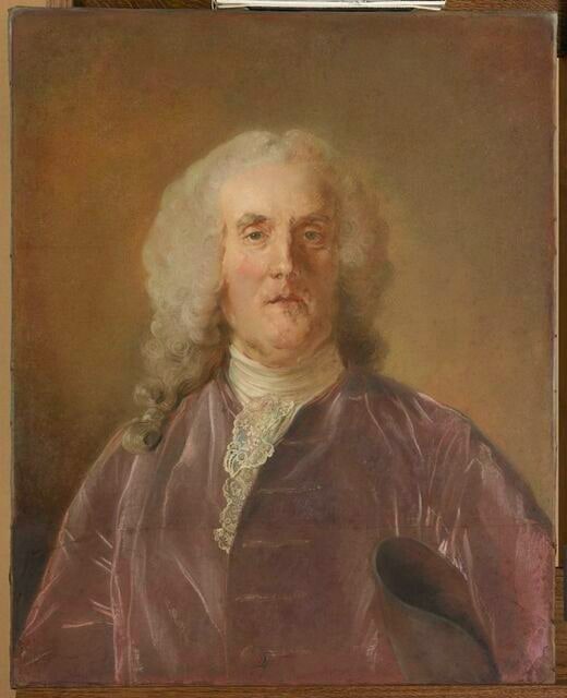 Portrait d'Abraham van Robais ( 1698-1779).