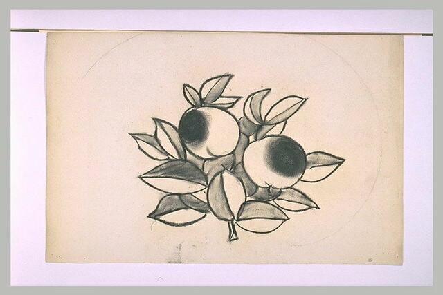 Projet décoratif : bouquet de pommes avec leurs feuilles