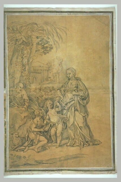 La Sainte Famille avec le petit saint Jean