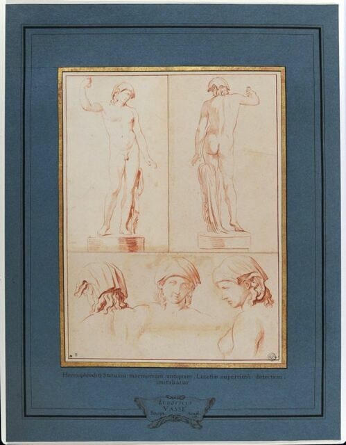 Etudes d'après la statue de l'Hermaphrodite