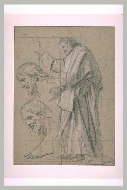 Le Christ prêchant ; reprises du visage du Christ