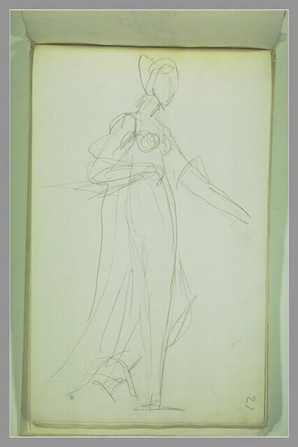 Etude de femme debout