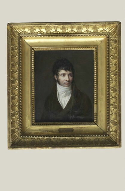 Portrait du sculpteur Charles Antoine Callamard, à mi-corps