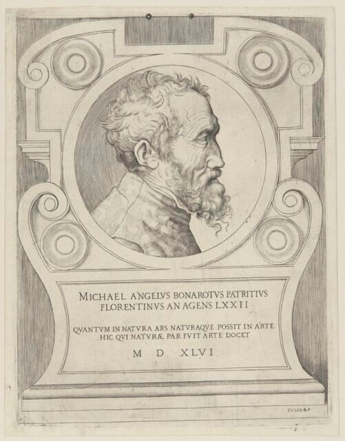 Portrait de Michel Ange