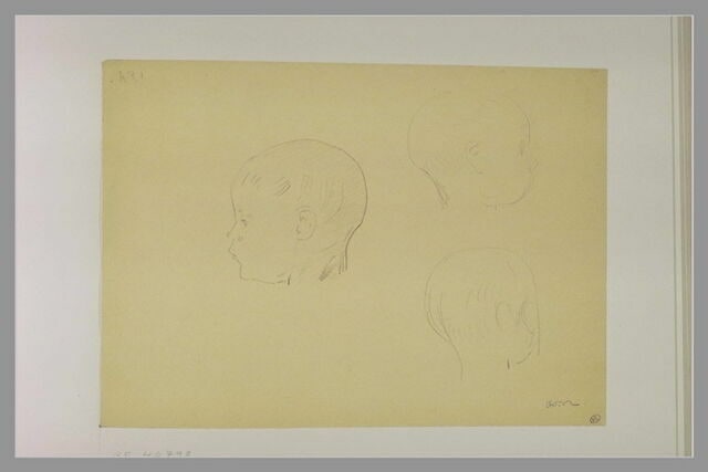 Arï Redon à un an : trois études