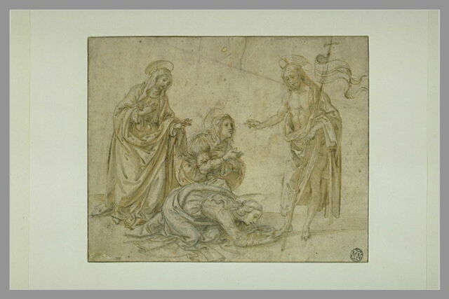 Le Christ apparaissant à trois saintes femmes
