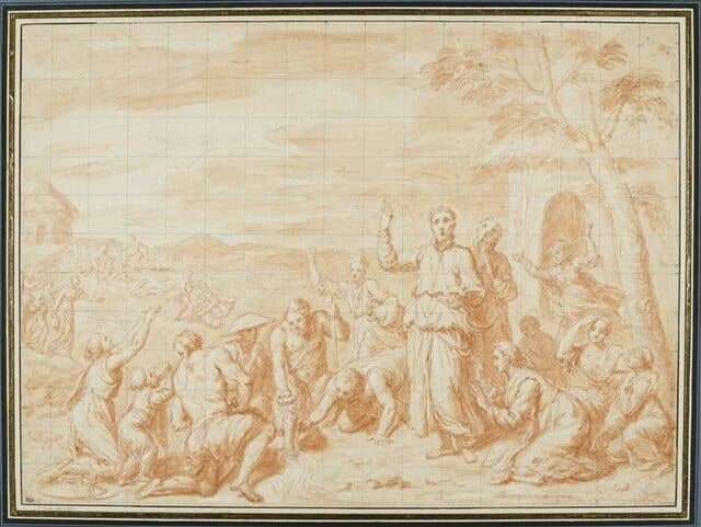 Miracle de saint François Xavier faisant jaillir une source