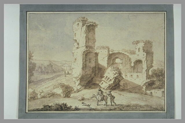 Ruines antiques en Italie