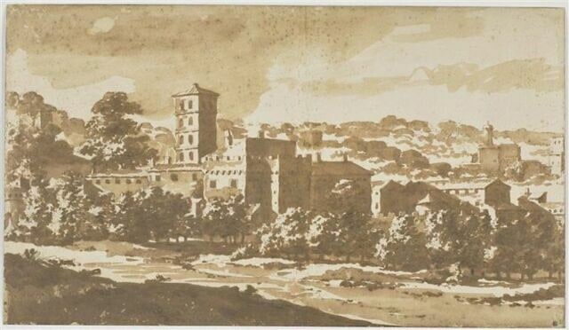 Vue d'une ville italienne