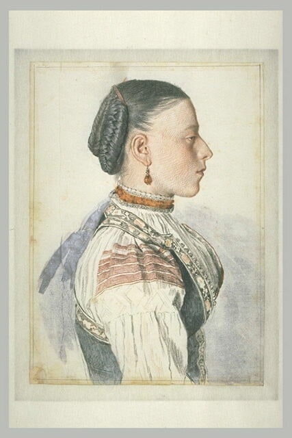 Portrait d'une jeune Romaine