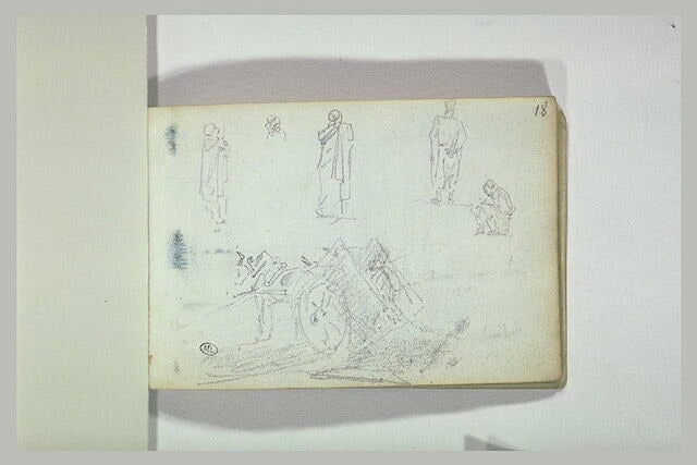 Personnages et tombereau