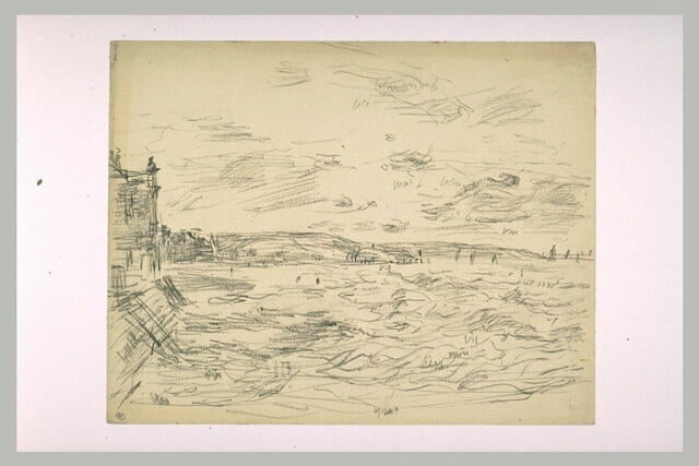La tour Malakoff vue de la jetée promenade à Trouville