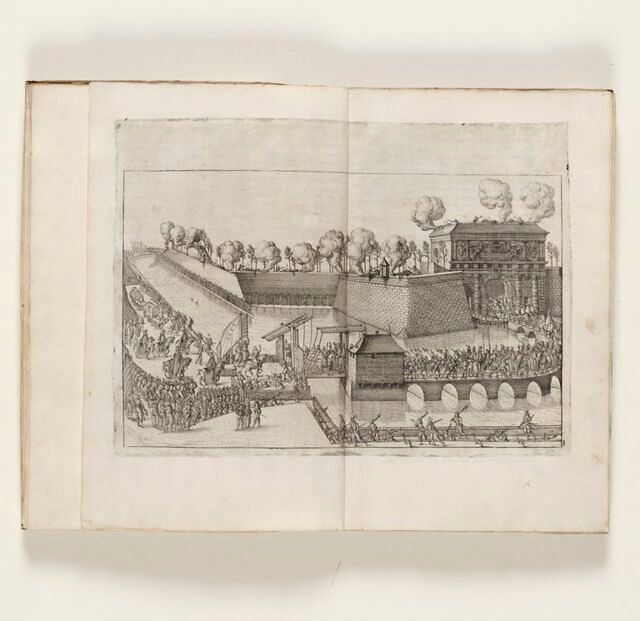 Procession et entrée dan la ville d'Anvers de François d'Alençon