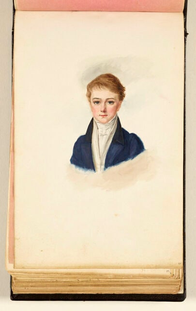 Portrait de jeune garçon non identifié (famille Francq ?)