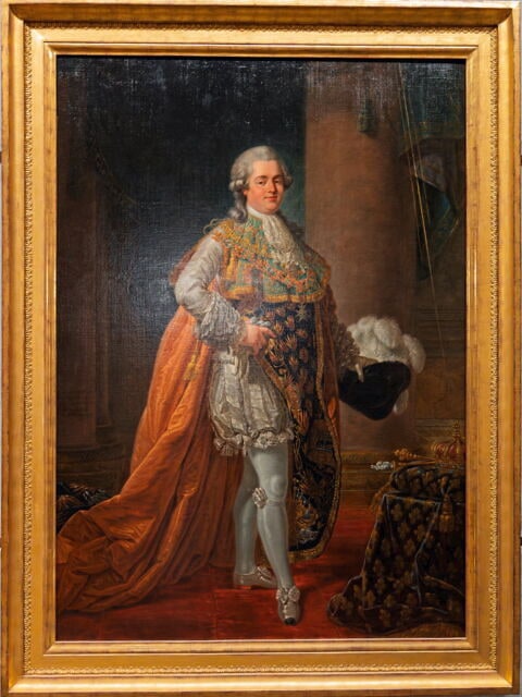 Portrait en pied du Comte de Provence