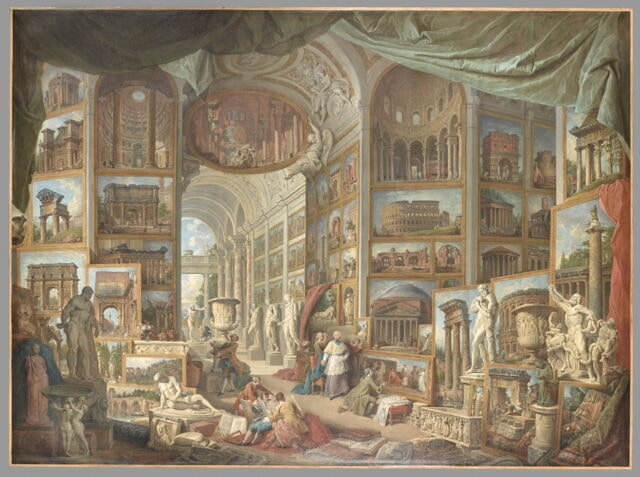 Galerie de vues de la Rome antique