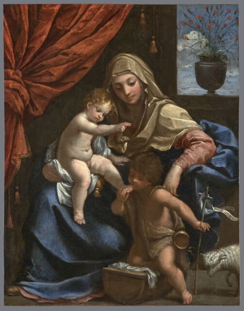 La Vierge, l'Enfant Jésus et saint Jean Baptiste