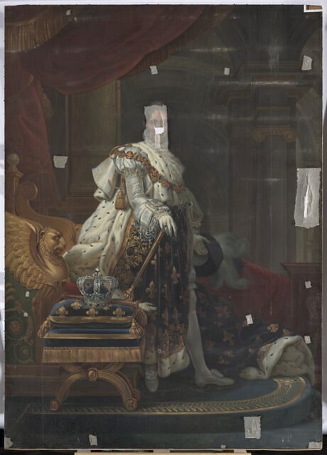 Portrait en pied de Charles X