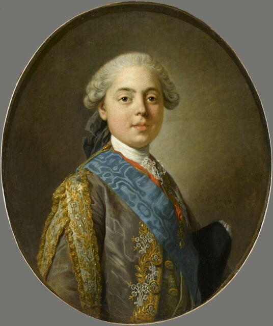 Le comte de Provence, futur Louis XVIII en buste