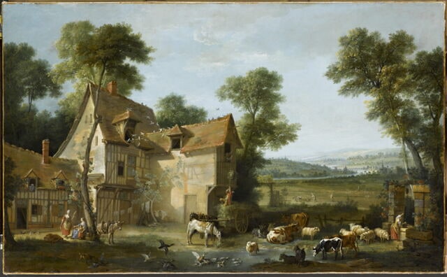 La Ferme, exposé au Salon de 1751 comme : l'Agriculture, dit aussi :"La France"