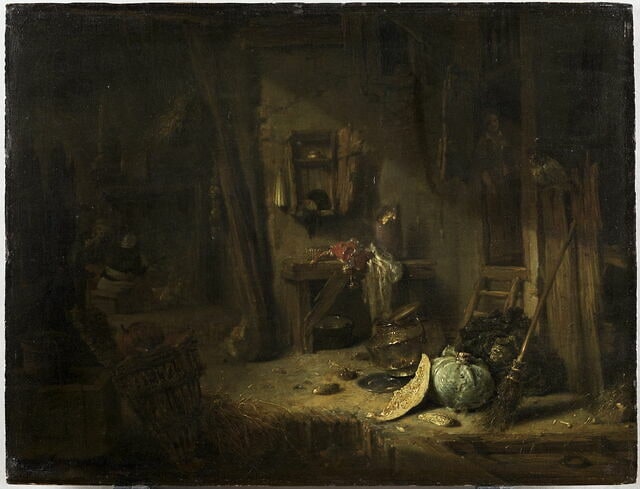 Intérieur d'une cuisine rustique