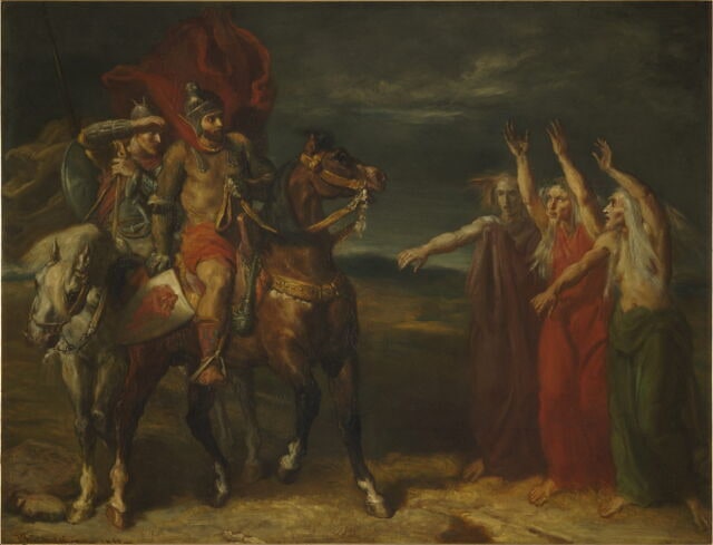 Macbeth et les trois sorcières