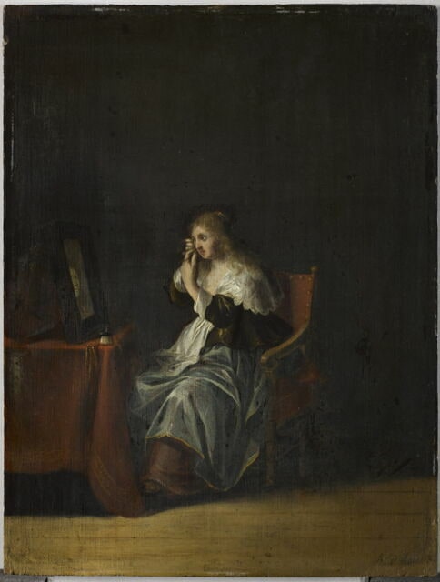 La Vue: femme au miroir