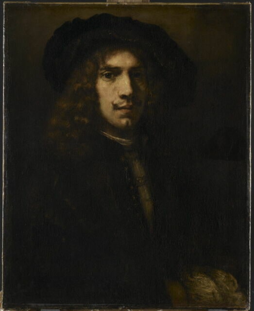 Portrait de jeune homme coiffé d'une large toque noire, dit autrefois Portrait de Titus, fils de Rembrandt