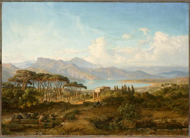 Paysage d'Italie