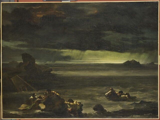Scène du déluge