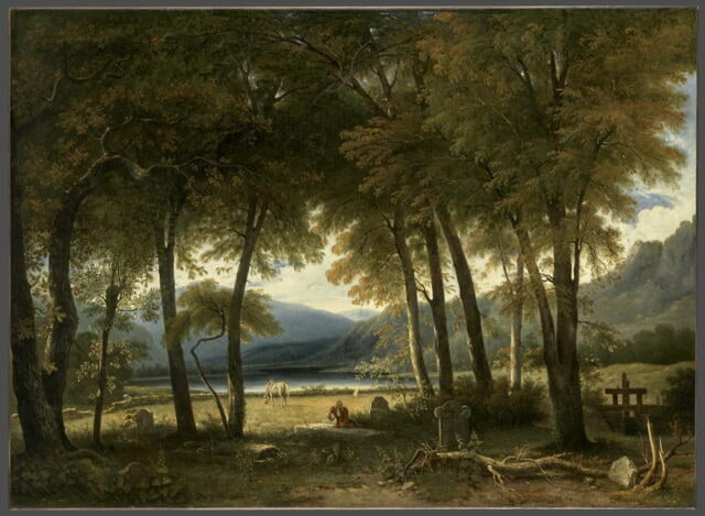 Paysage. "Old Mortality"