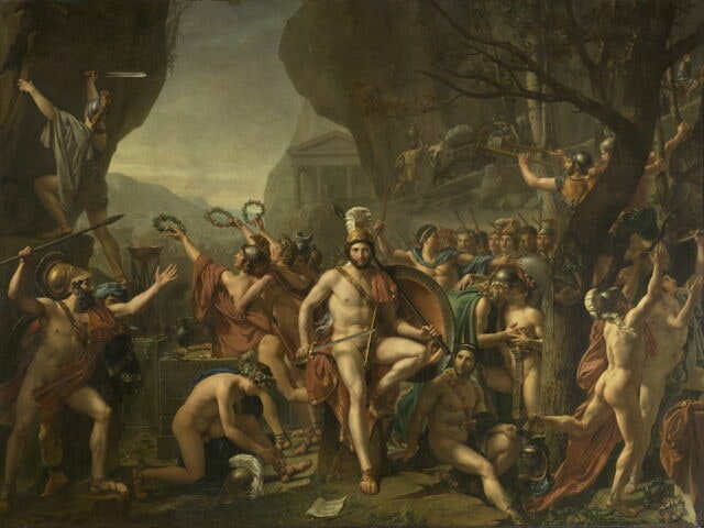 Léonidas aux Thermopyles