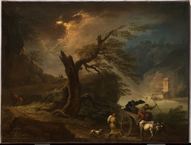 Paysage. Le Coup de tonnerre