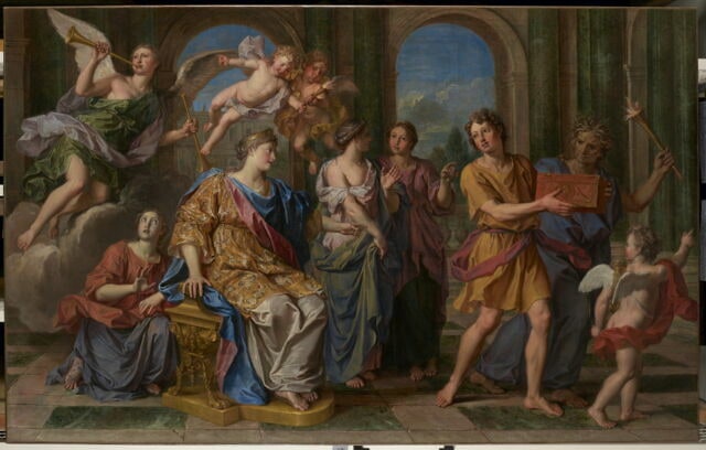 Déjanire envoyant la chemise empoisonnée de Nessus à Hercule