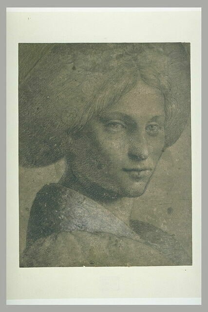 Portrait de femme portant un turban, de trois quarts à droite