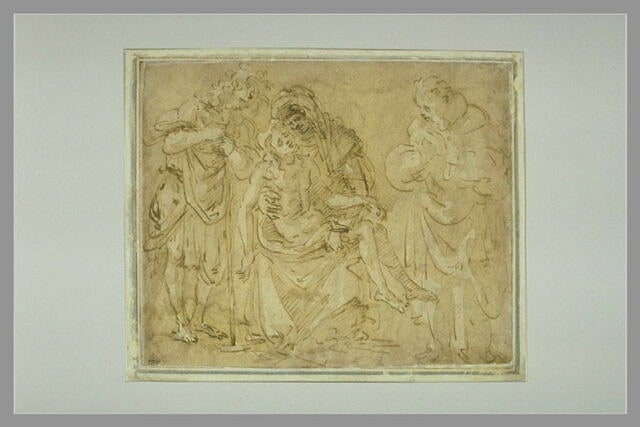 Pietà entre saint Paul Ermite et saint Antoine abbé