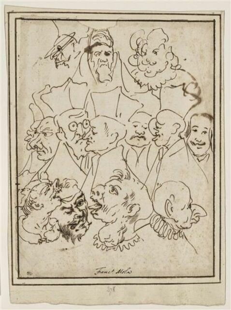Treize caricatures