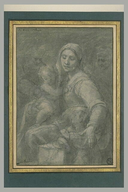 La Vierge, l'Enfant Jésus, saint Joseph, sainte Anne et le jeune saint Jean